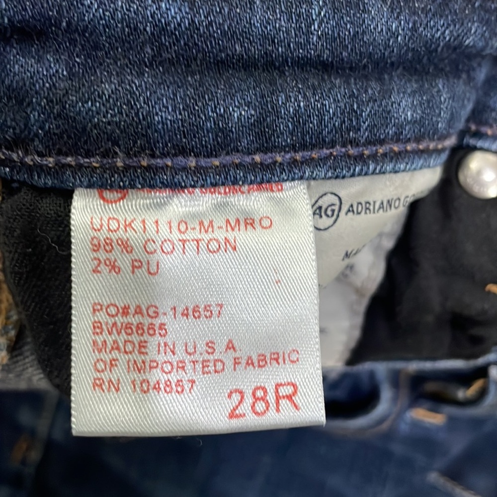 AG Adriano Goldschmied The Stilt cigarette ankle jean Sz 28R‎ - Picture 6 of 15